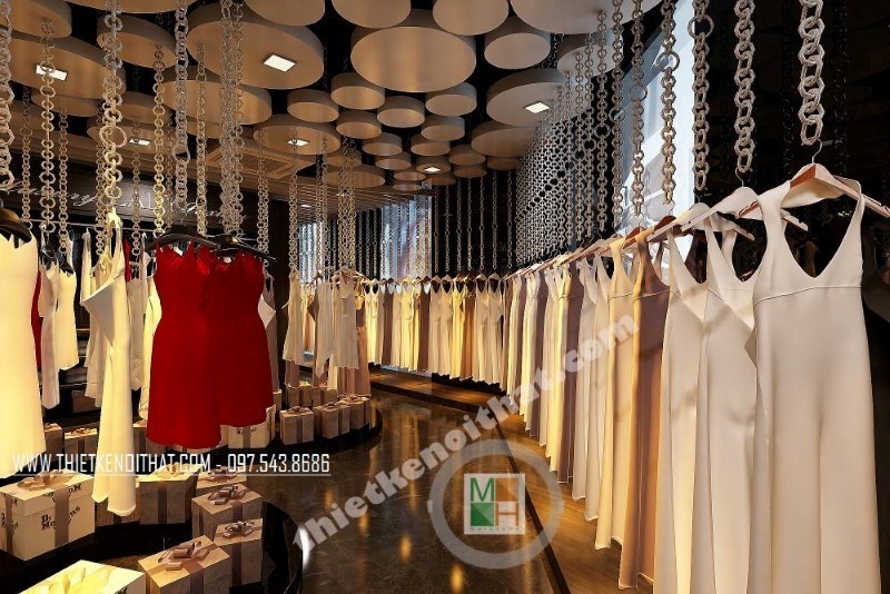 Thiết kế showroom thời trang cuốn hút tại hà nội